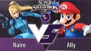 EGLX - Nairo (Zero Suit Samus) vs Ally (Mario) - GRAND FINALS - Smash 4 Wii U