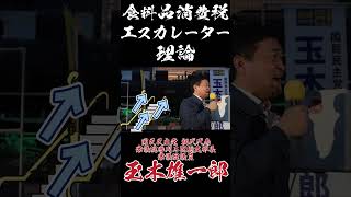 食料品消費税エスカレーター理論 #国民民主党 #玉木雄一郎 #食料品消費税ゼロ #国民会議 #エスカレーター