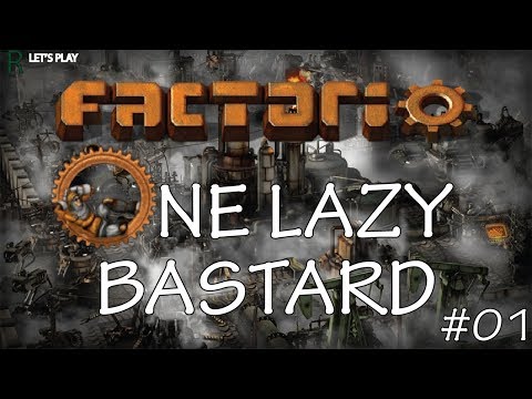 Let's Play Factorio Vanilla Lazy Bastard - Ep. 1 - The First 104 Crafts!