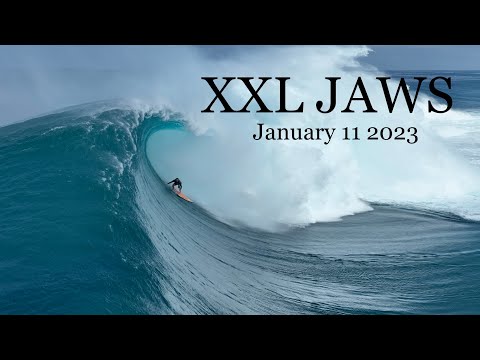 Jaws January 11th 2023 - Best Paddle Session in Years - Insane Barrels and Wipeouts - PEAHI