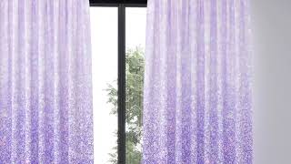 Комплект штор «Лиминкорс (фиолетовый)» — видео о товаре
