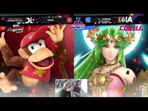 SAU10: Top 16 - Nacho (Sheik, Diddy Kong) Vs. TG | Starlee (Palutena)