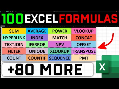 Top 100 Excel Formulas to Learn in 2026 in 30 Minutes!
