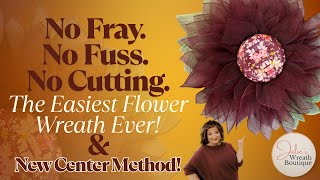 I Tried No-Cut Mesh for the First Time... WOW | The MESH Hack That Changed My Wreaths Forever