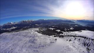 preview picture of video 'La cima del Ritten Renon in Trentino, Dolomiti [PT 3] - Ovovia a 2071m Aircam Drone'