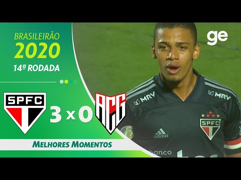 Gols e lances de São Paulo x Atlético-GO