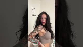 Hot Tiktok Thot with Tattoos