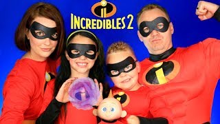 Disney Pixar Incredibles 2 Mr. Incredible, Elastigirl, Violet, Dash, Jack Jack Makeup and Costumes!