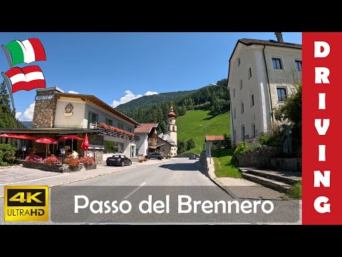Driving in Italy 30: Passo del Brennero - Brenner Pass to Austria 🇦🇹 4K 60fps