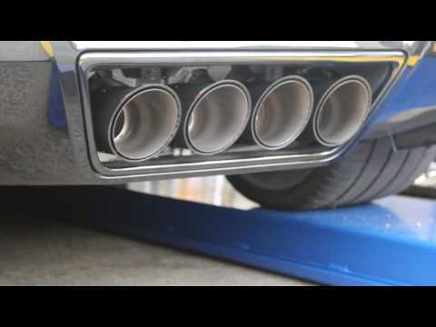 C7 Z06 + Akrapovic Slip-On + Corsa X-pipe = Amazing!