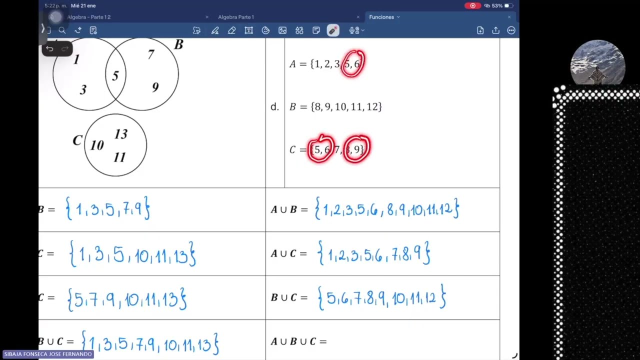 Clase 11 | Conjuntos e intervalos | Matemáticas 2026
