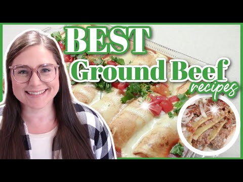 EASY RECIPES using GROUND BEEF | These recipes were UNBELIEVABLE !