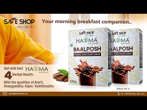 Baalposh Health Chocolate Drinks For Kids || Safe Shop India