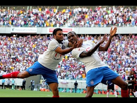 Bahia 2 X 0 Vitória. Gols de Talisca e Fahel (6/4/2014)