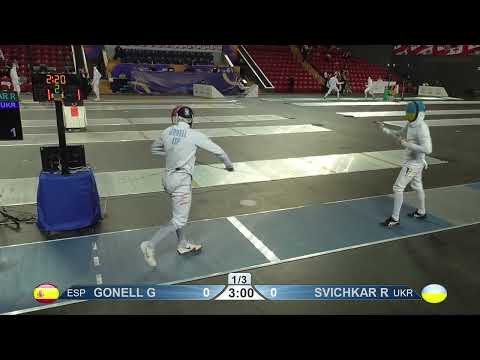 2022 104 T64 03 M E Individual Tbilisi GEO WC BLUE SVICHKAR UKR vs GONELL ESP