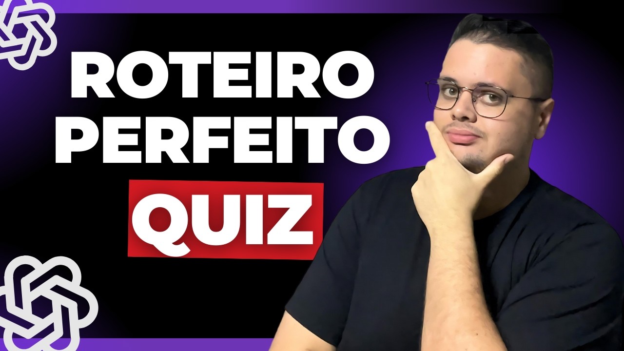 🟣 Passo a Passo do Roteiro Perfeito Para Vídeo Quiz com Inteligência Artificial