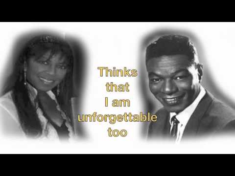 Nate King Cole and Natalie Cole Unforgettable Lyrics