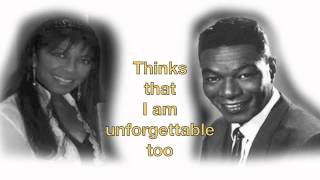 Nate King Cole and Natalie Cole Unforgettable Lyrics