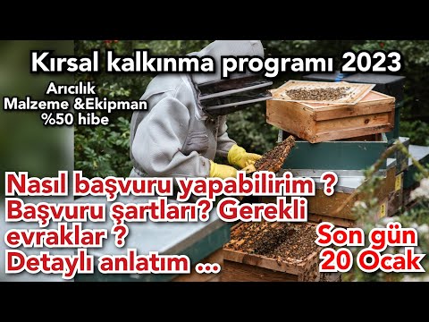 , title : '2023 Arıcılık %50 Hibe programı,Başvuru Şartları ,Gerekli Evraklar ? Detaylı anlatım...'