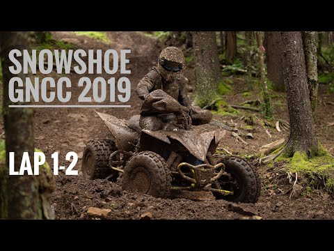 QUAD RACING SNOWSHOE GNCC 2019 lap 1 and 2