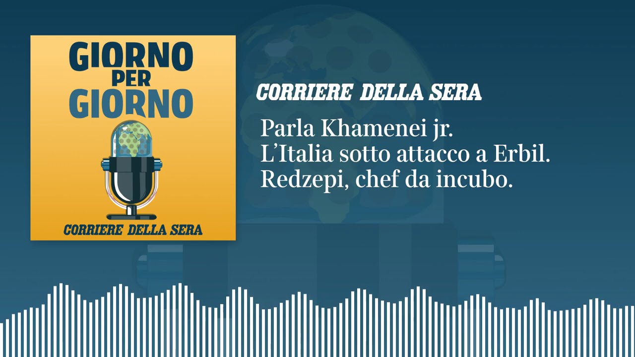 Parla Khamenei jr. L’Italia sotto attacco a Erbil. Redzepi, lo chef da incubo