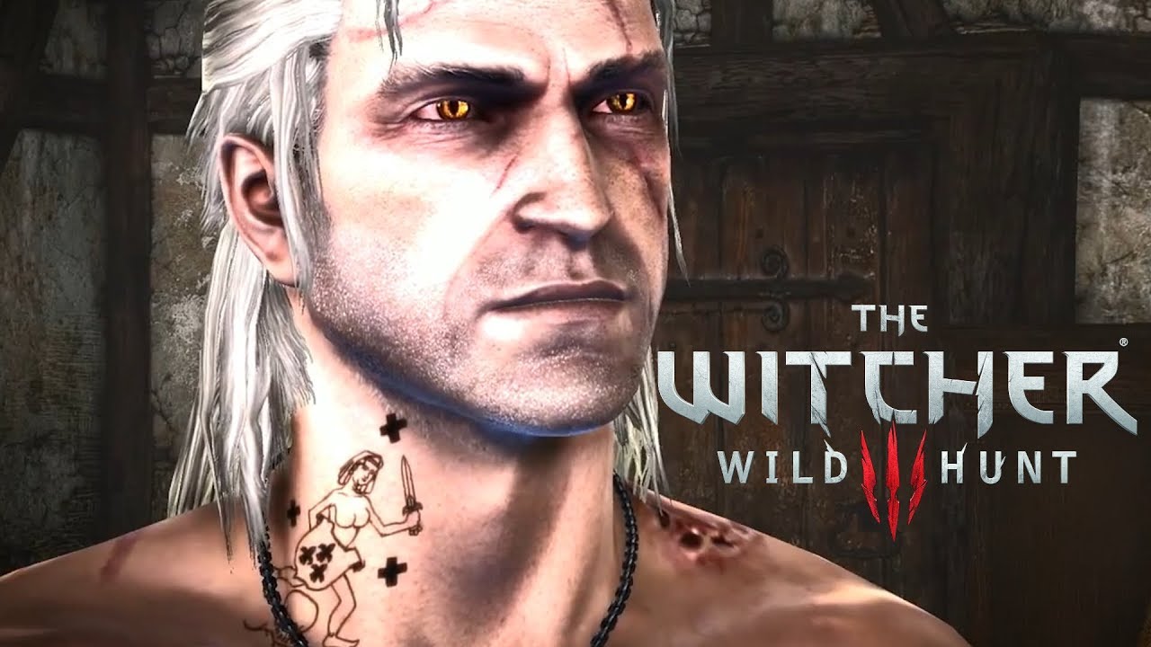 The Witcher 3: Wild Hunt - The Significance of Geralt's Blue Stripes Tattoo - YouTube