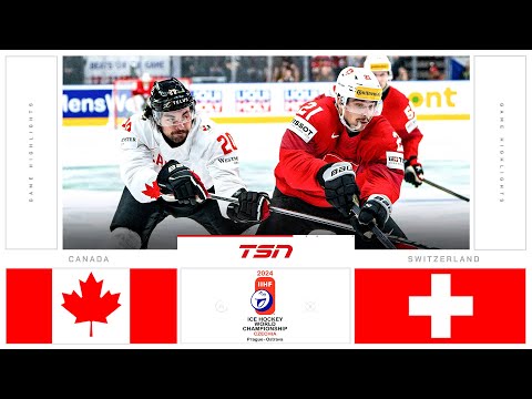 Canada vs. Switzerland HIGHLIGHTS | 2024 Men's World Hockey Championships