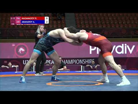 1/4 FS - 86 kg: R. MAGAMADOV (FRA) v. A. ABAKAROV (AZE)