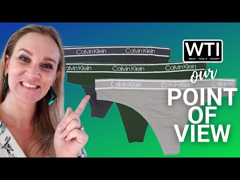 Calvin Klein Women's Bamboo Thongs - WTI product video review