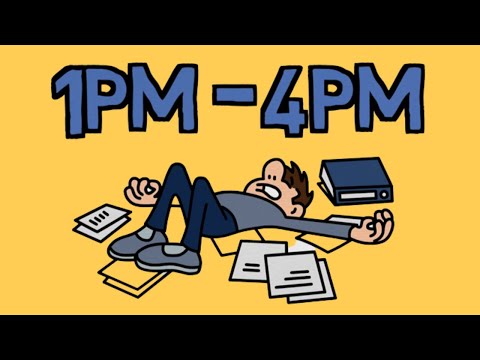 Why You're Always Tired Between 1pm - 4pm (and what to do about it). Explained in Malayalam