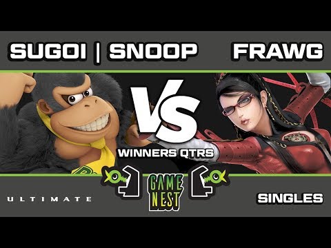 Game Nest Smash It Up: Sugoi | Snoop (Donkey Kong) vs Frawg (Bayonetta/Palutena) - Winners Qtrs