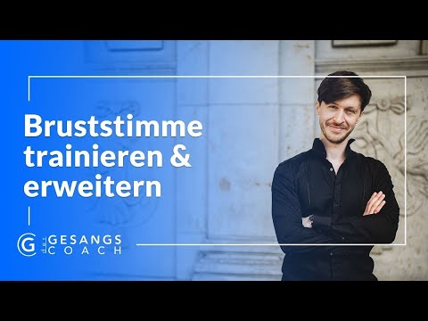 Bruststimme trainieren und Atemstütze - so klappt es!