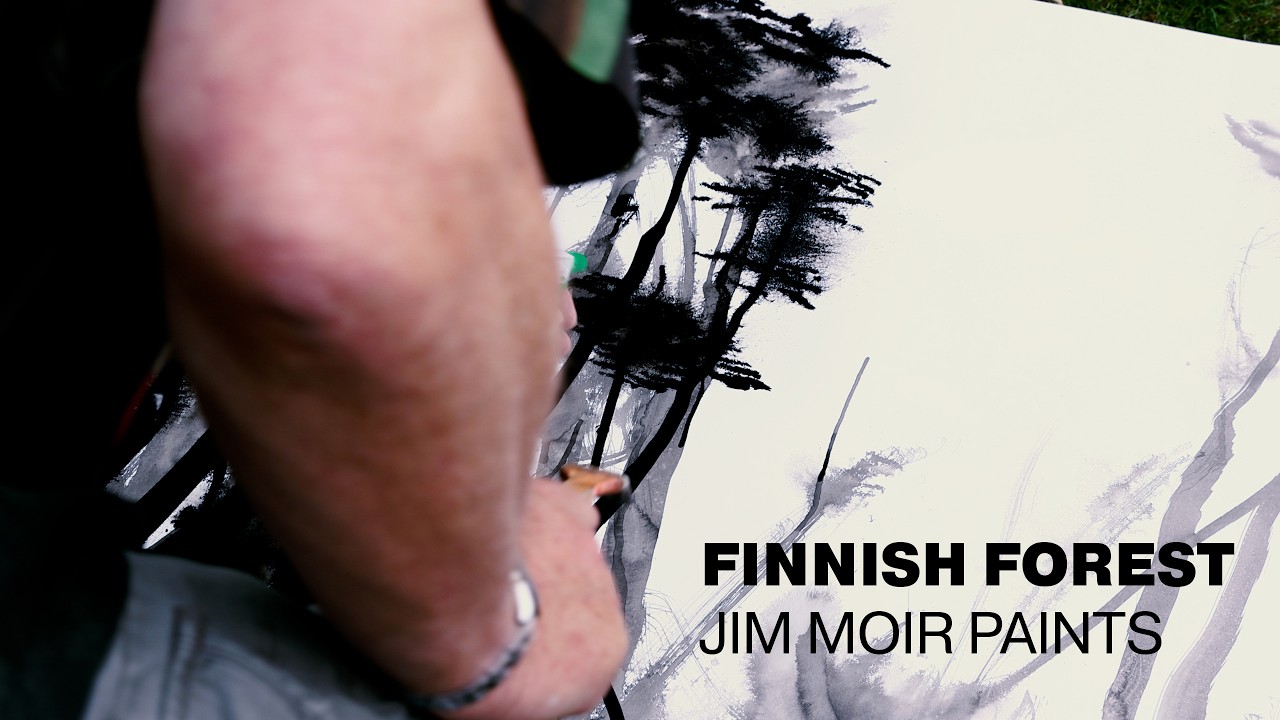 Jim Moir Paints a Finnish Forest | Large Outdoor Painting