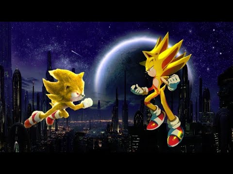 Modern Sùper Sonic Vs Movie Super Sonic