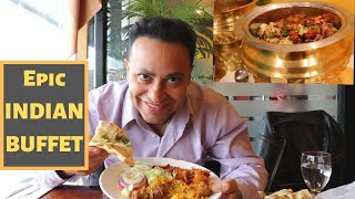 Ultimate INDIAN FOOD Buffet Mukbang in Edison, New Jersey – Chicken Tandoori & Saag Paneer