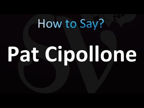 How to Pronounce Pat Cipollone (correctly!)