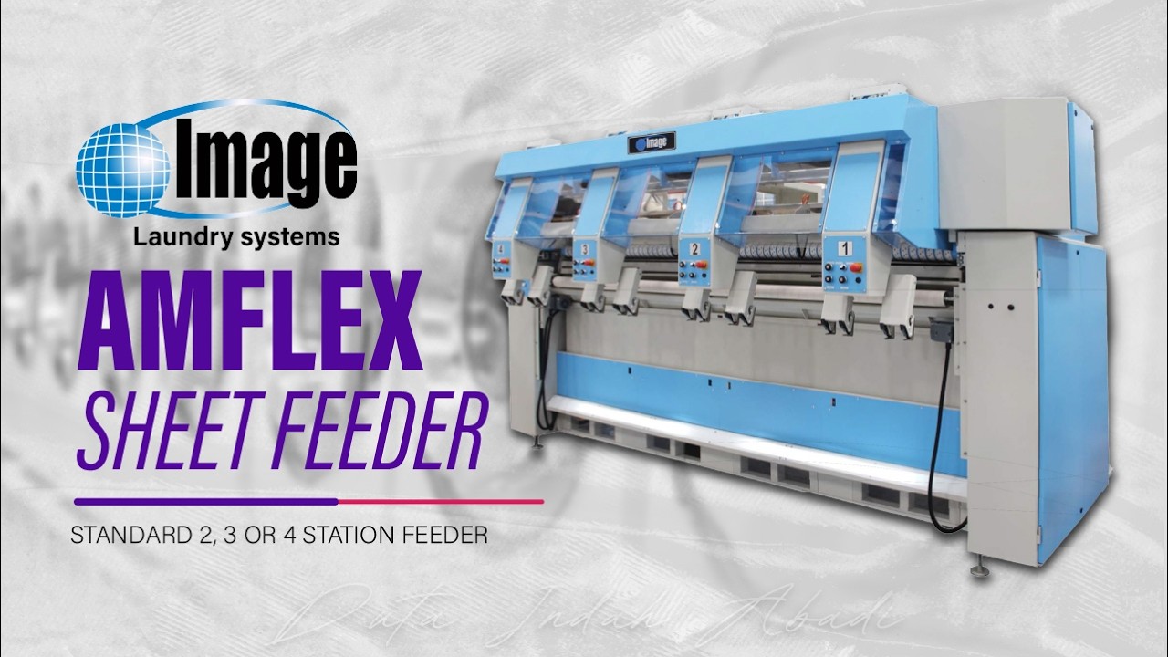 AMFLEX – Automatic Feeder (2, 3, or 4 Station) | Mesin Laundry Hotel & Rumah Sakit by DIA