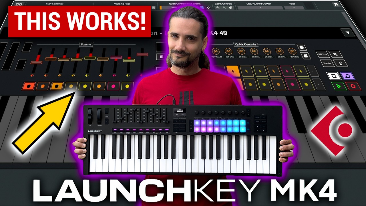 BEST Affordable Midi Controller (and Controls Cubase!) ? Launchkey MK4 - YouTube