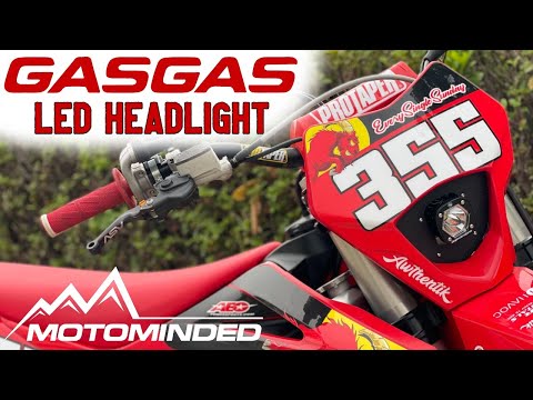 GasGas LED Headlight - The Solution for all 2021+ Models