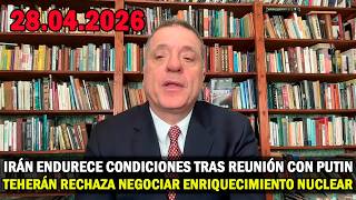 Irán endurece condiciones tras reunión con Putin