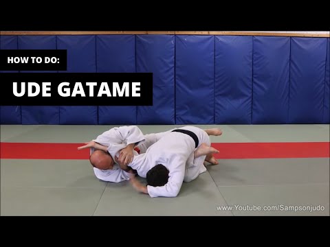 How to do Ude Gatame — judo technique demonstration