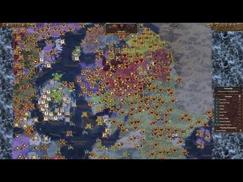 Total War Warhammer 2 AI only Time-lapse #4 300 turns.  Rakarth Update