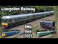 Llangollen Railway DMU Railcar Gala 2023 - Class 08 104 108 109 127 diesel multiple units