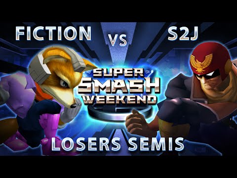 SSW - Fiction (Fox) Vs. S2J (Falcon) SSBM Losers Semis - Melee
