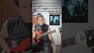 "Crash Course In Brain Surgery" - Metallica/Budgie (Bass Cover With TABS)