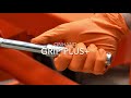 Orange Nitrile Gloves - Heavy Duty Grip video