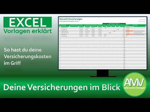 Insurance Management with Excel - Free Template