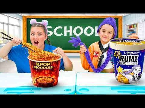 Ruby and Bonnie New Student RUMI Joins School - KPop Demon Hunters Story