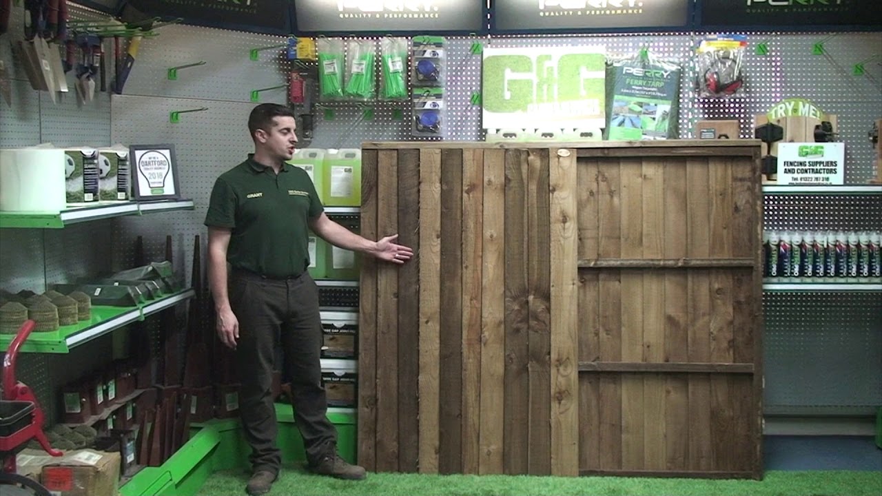 G&G | Double Sided Closeboard Fence Panel