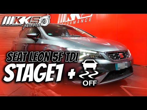 Seat Leon 5F 2.0TDi  Stage1 + Deaktivierung ESC | KKS Performance
